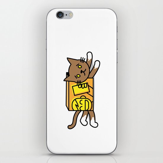 box cat iPhone & iPod Skin