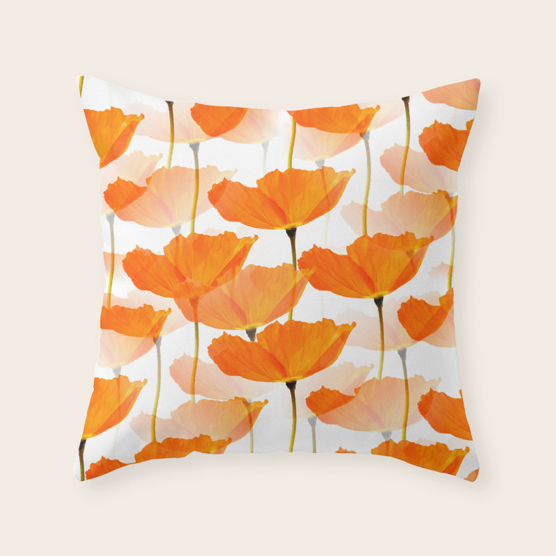 light orange pillows