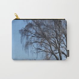 Frozen Winter Birch Trees Carry-All Pouch