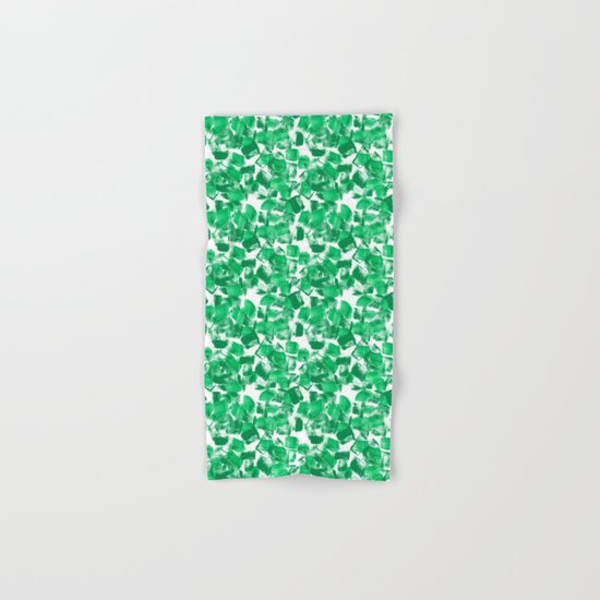 Mindi - painterly painting abstract minimal monochromatic bright boho modern brushstrokes art Hand & Bath Towel