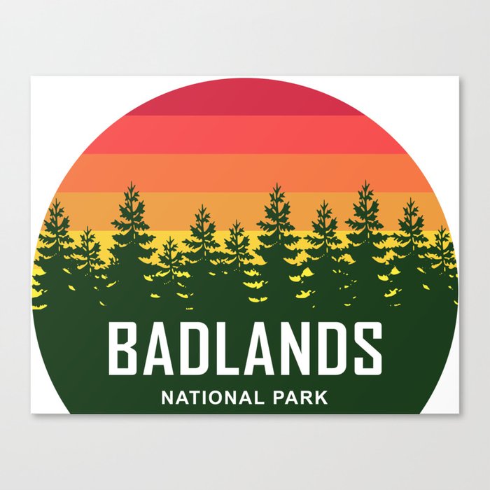 Badlands National Park Canvas Print