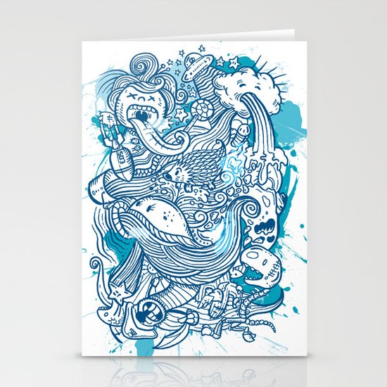 Random Doodle Stationery Cards
