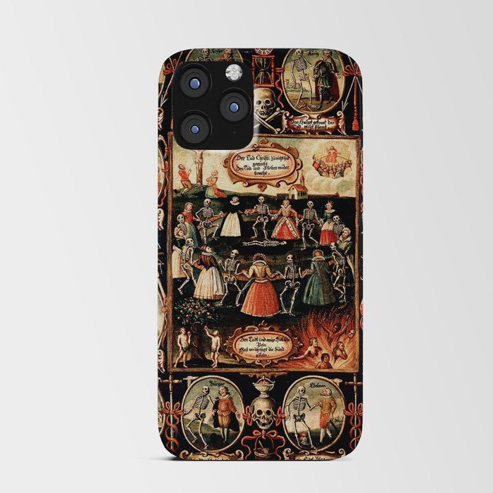 Hans Holbein - The dance of death iPhone Card Case