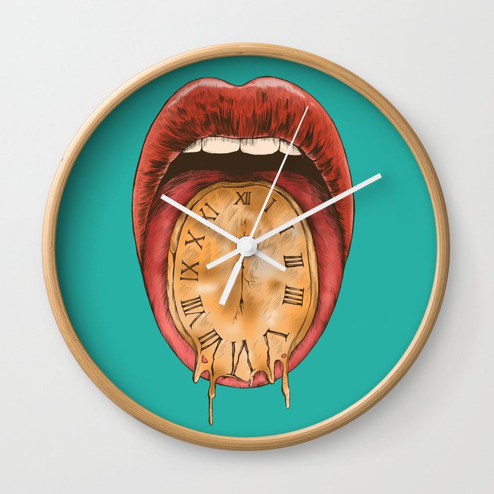 Melts in Your Mouth (Time) Wall Clock