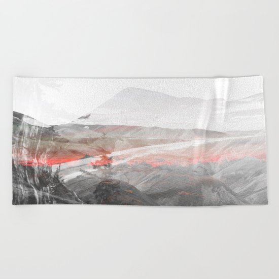 Lost Color Beach Towel
