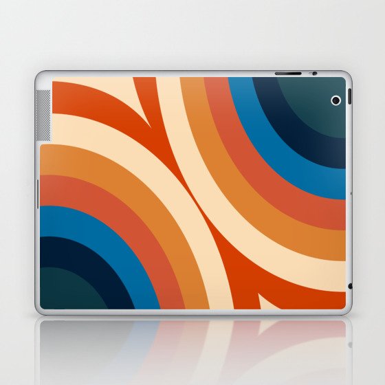  Psychedelic Groovy /Geometric Abstract Laptop & iPad Skin