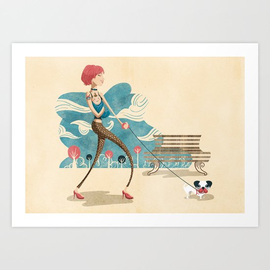 Yummy Mummy Art Print