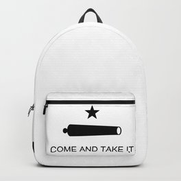 Texas Come and Take it Flag Backpack | Americanrevolution, Civil, Battleofgonzales, Texan, 1776, Patriotic, Canon, Canonflag, Texas, Historic 
