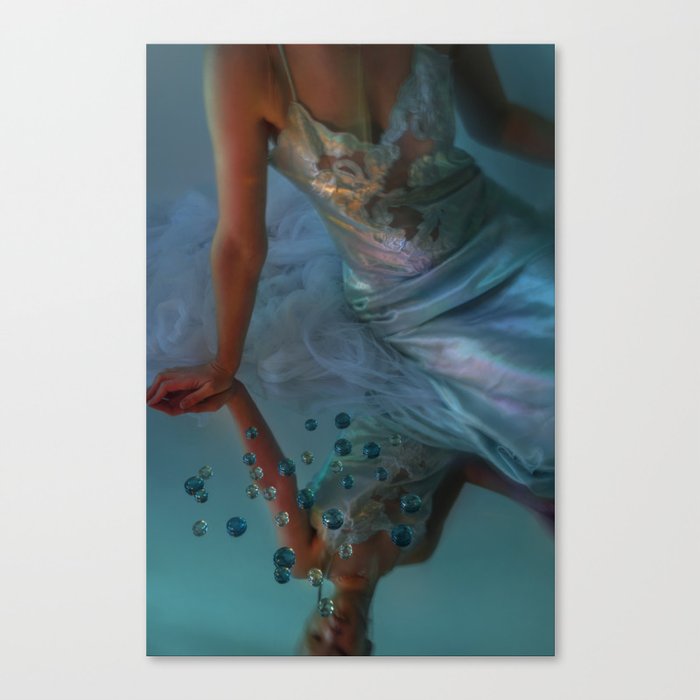 Reflection in Blue  Canvas Print