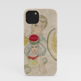 melon, watermelon and lemon iPhone Case