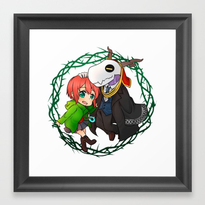 Wallpaper Mahoutsukai No Yome Chibi Framed Art Print By Alienitynera Society6 HD