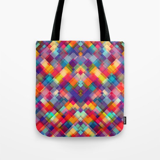 Squares Everywhere Tote Bag
