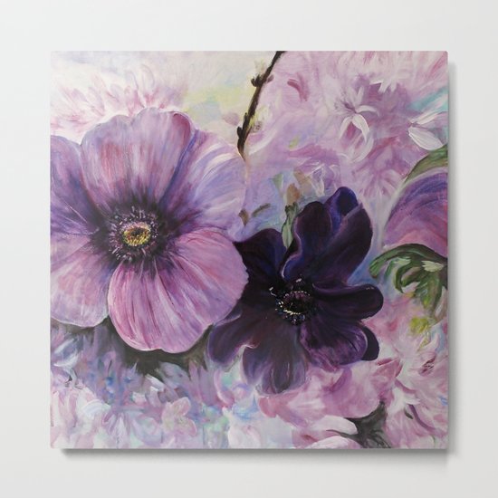 Bleu de printemps Metal Print