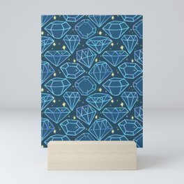 Shine Bright in Blue Mini Art Print