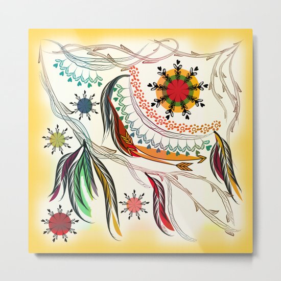 Bohemian Metal Print