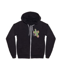 Patched Full Zip Hoodie