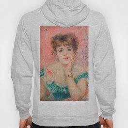Pierre-Auguste Renoir - Portrait of the Actress Jeanne Samary Hoody