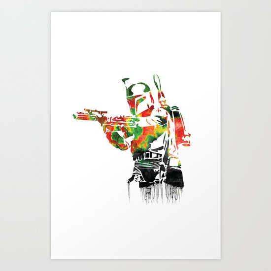 Boba Fett Print Art Print