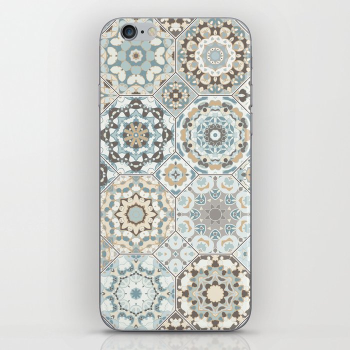 Mediterranean Decorative Tile Print XII iPhone Skin