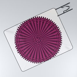 Reaction Diffusion Ornament (Purple Pink) Picnic Blanket