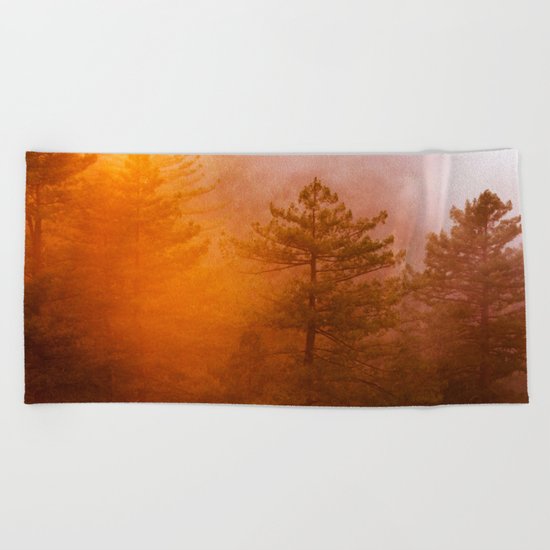 Sunrise Hug Beach Towel