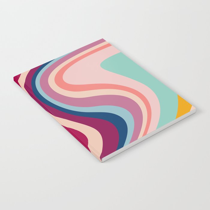 Boho Fluid Abstract Notebook