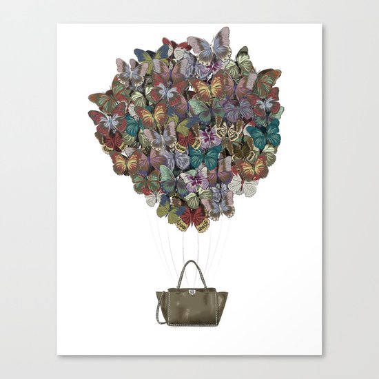 Valentino Butterfly Bag Canvas Print