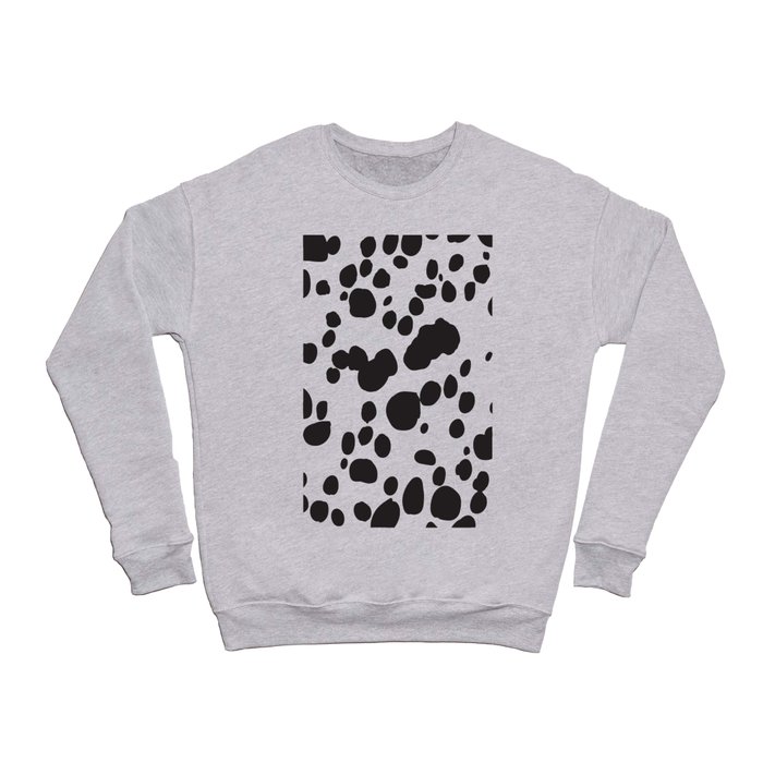 Dalmatian Spotty Pattern, Animal print Crewneck Sweatshirt