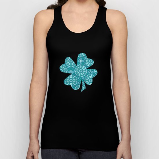 Green circle pattern 3 Unisex Tank Top