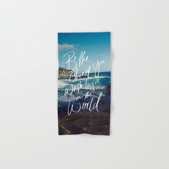 Be the Change Hand & Bath Towel