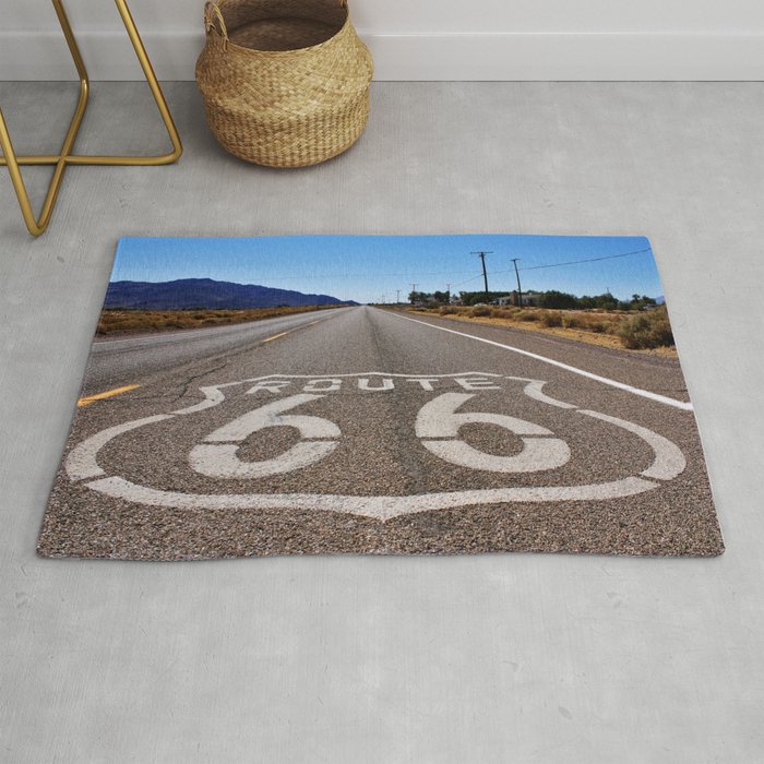 Historic Route 66 Rug