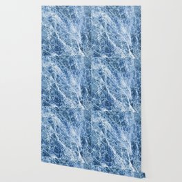 Cracked Blue Stone Wallpaper