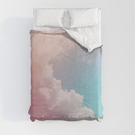 Pastel Clouds over Galveston Comforter