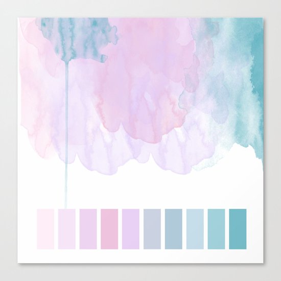Aquarela Canvas Print