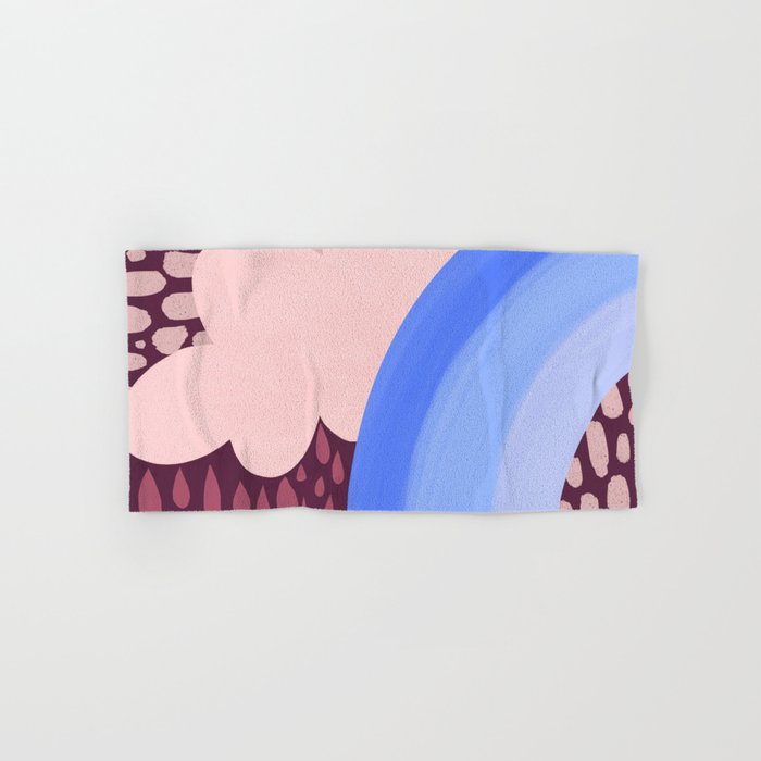Weather Together - Blue & Pink Hand & Bath Towel
