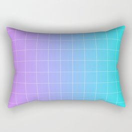 Vaporwave Gradient Rectangular Pillow