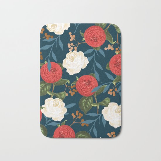 Floral Obsession || #society6 #decor #buyart Bath Mat