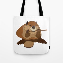 Bucky Beaver Tote Bag