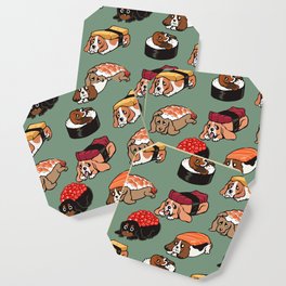 Sushi  Basset Hound Coaster