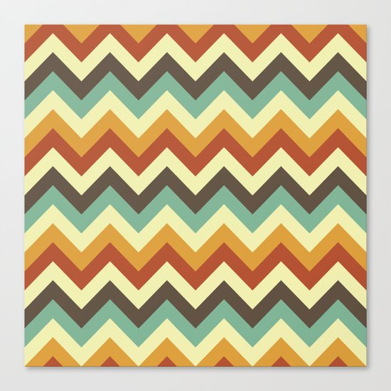 Zigzag Canvas Print