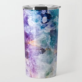 Multicolor quartz texture Travel Mug