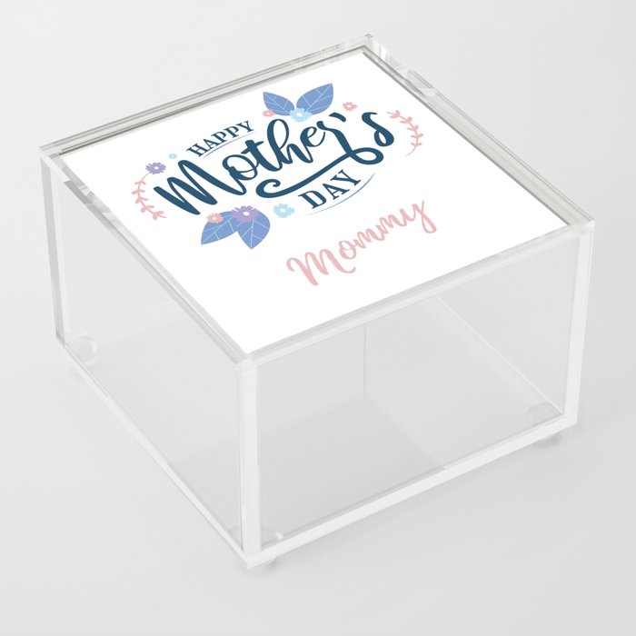 Happy Mother's Day Mommy from Daughter, Youth Mommy and Me, Acrylic Box