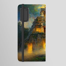 Ancient Mayan Temple Android Wallet Case