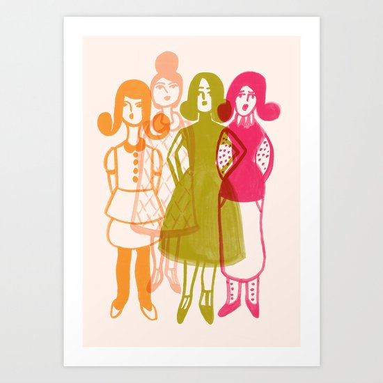 Dress Colorfully Art Print