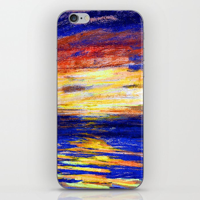 Claude Monet Sunset over the Sea iPhone Skin