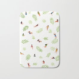 Swimming with the Palms Bath Mat