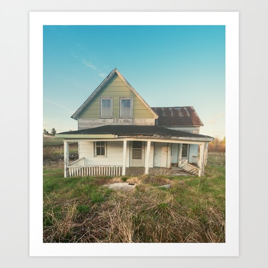 Sagging Front Porch Art Print