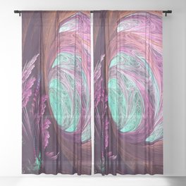 Lsd Sheer Curtains Society6