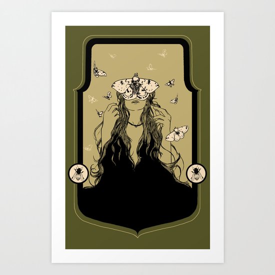 Little wings variation Art Print
