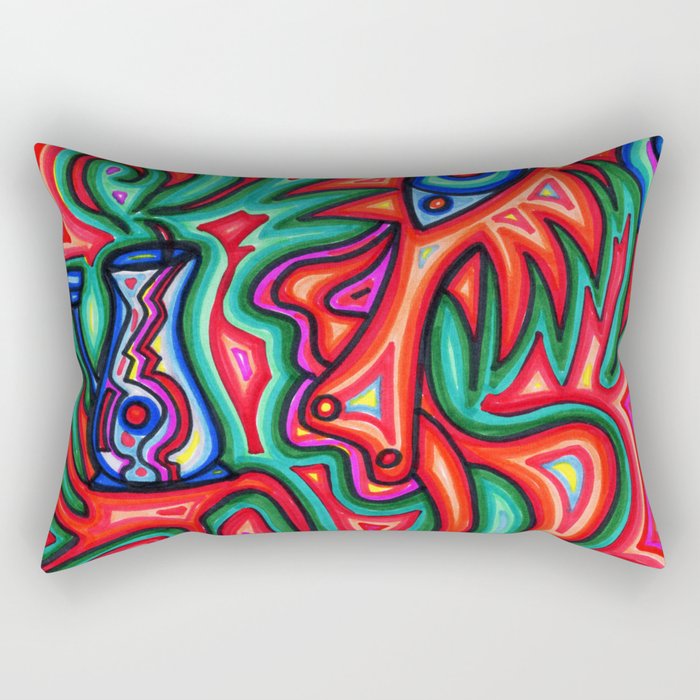 smoked 1eyewolf Rectangular Pillow